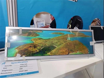 18,6 tommu stikugerð IPS LCD teygður skjárskjár